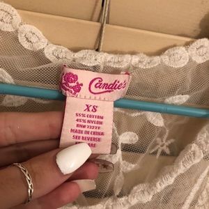 Candie’s lace top KOHLS